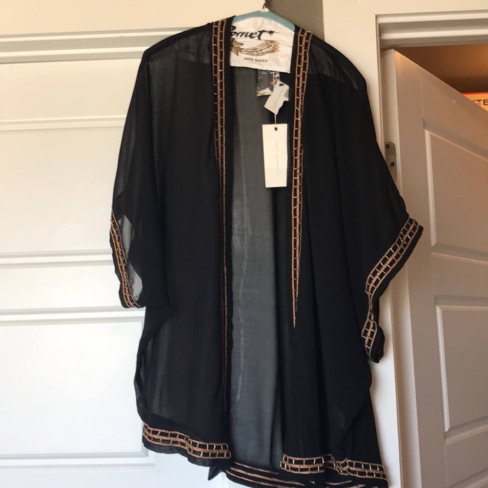 Lush sheer kimono top.  New with tags!